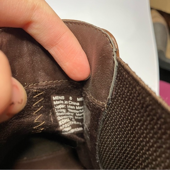 Apt. 9 faux leather ankle boots‎ men’s size 8 - Picture 9 of 10